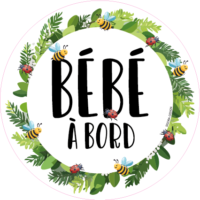 Bébé à bord Coccinelle Indicateur de présence bébé