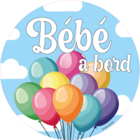 bébé à bord ballon