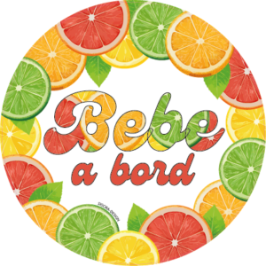 bébé à bord agrums