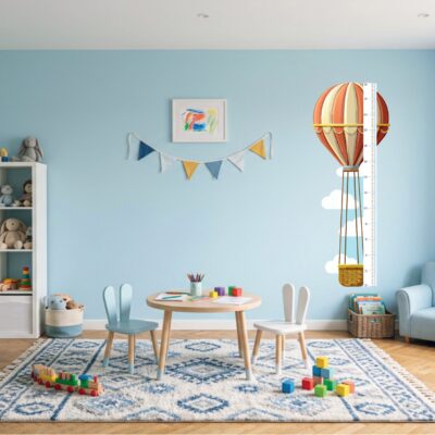 toise murale ballons