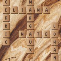 scrabble familiale bleu et vert